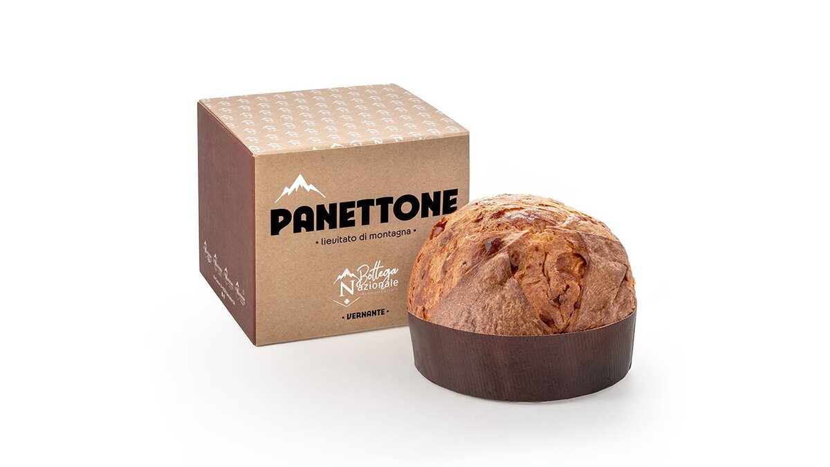 Fotografia: panettone artigianale. Fine descrizione fotografia.